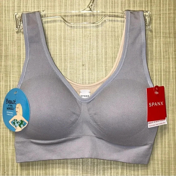 SPANX Other - NWTS Spanx Breast of Both Worlds Reversible Tank Comfort Bra. Women’s Size XS.